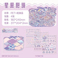 3D Cartoon Landscape Sticker Book – DIY Cabin Scene Miniature DIY Sticker Book Qme F-4 Pcs