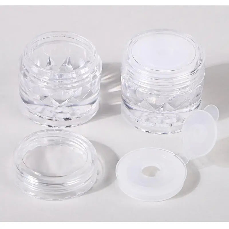 2-Pack Empty Sifter Jars with Mesh | Loose Powder Containers Powder Sifter Jar Qme