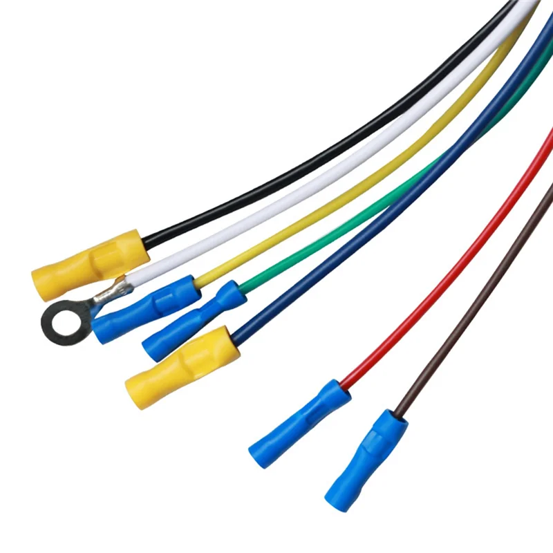 7-Pin Trailer Plug 7-Way RV Connector with Mounting Bracket Trailer Wiring Connector Qst