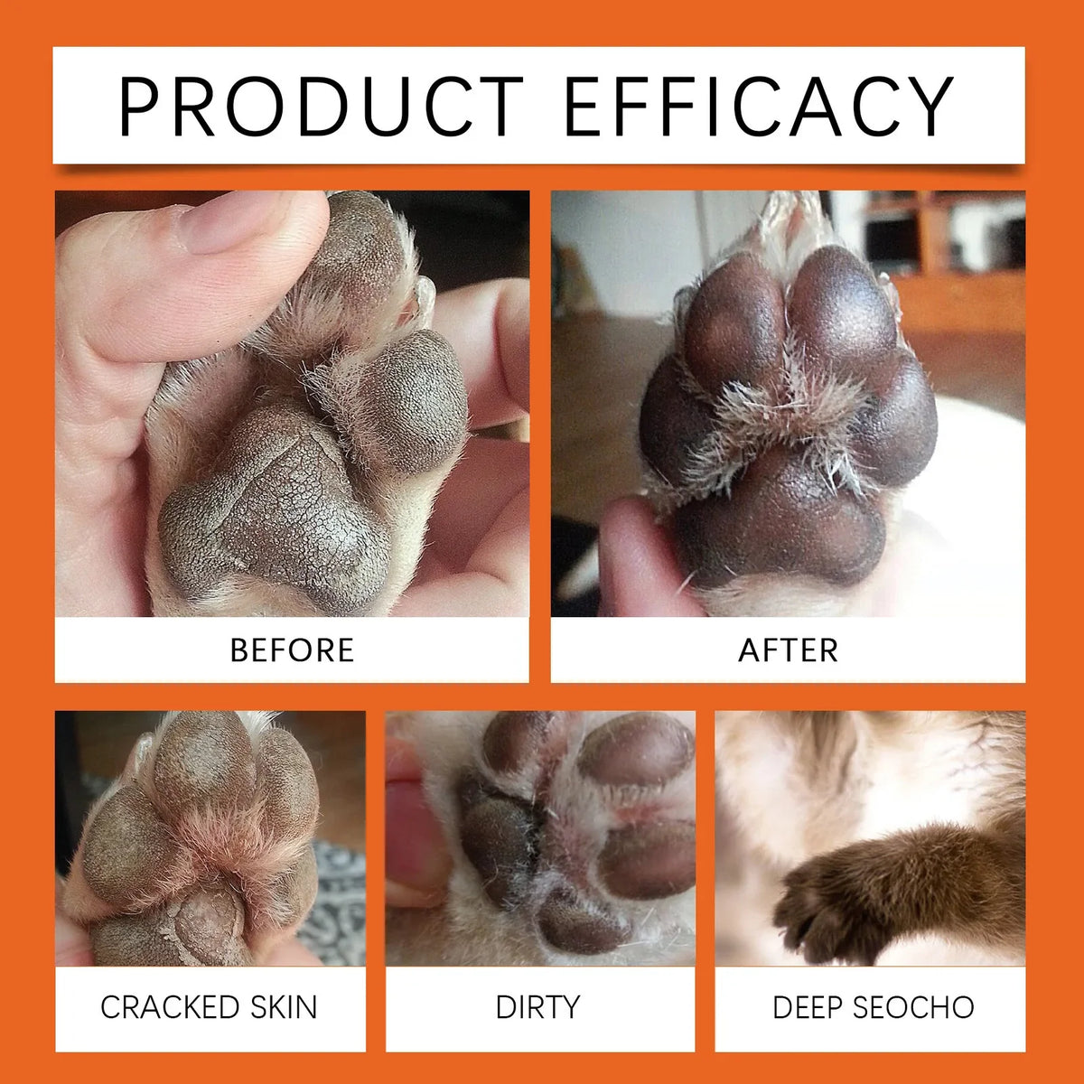 Pet Paw & Nose Balm – Moisturizing Protector for Cats & Dogs Pet Paw Balm Qme
