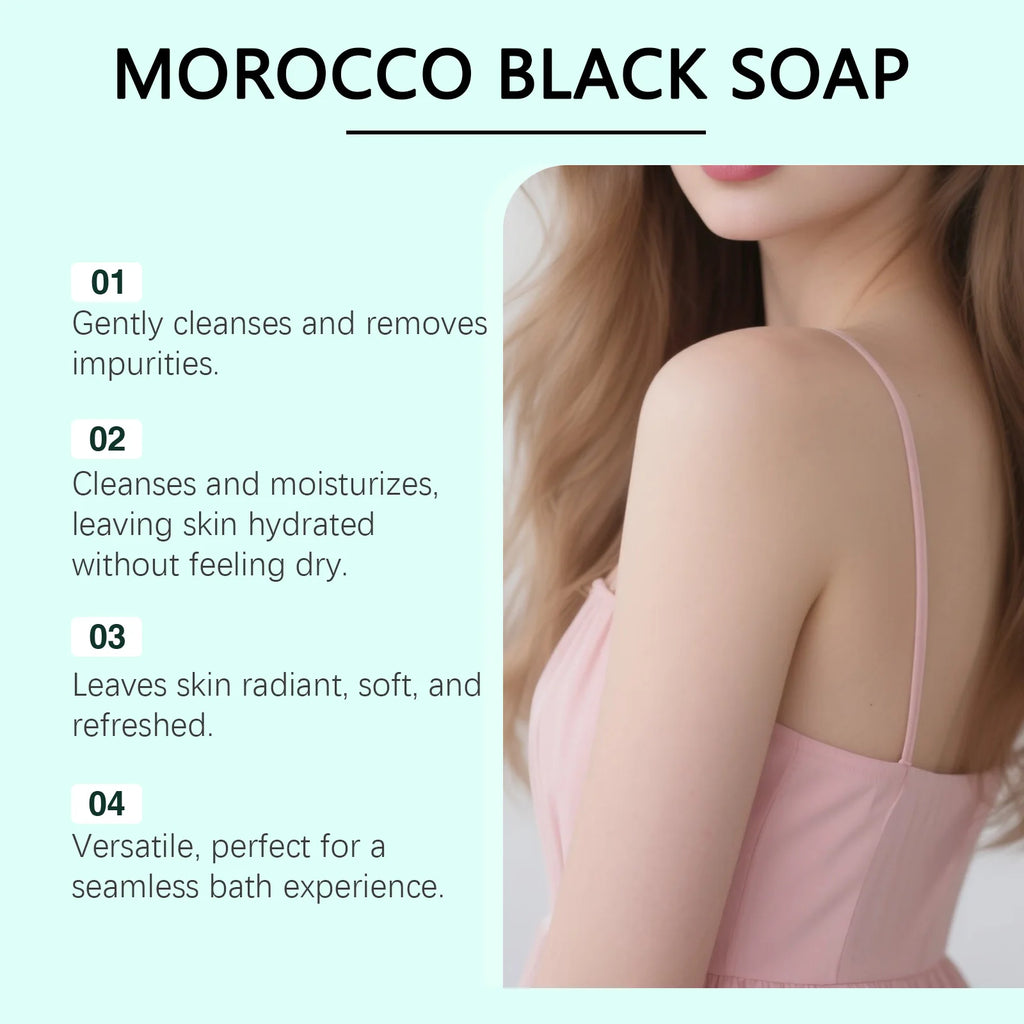 OceAura Black Soap – Moisturizing Cleansing Body Bar Body Bar Soap Qst