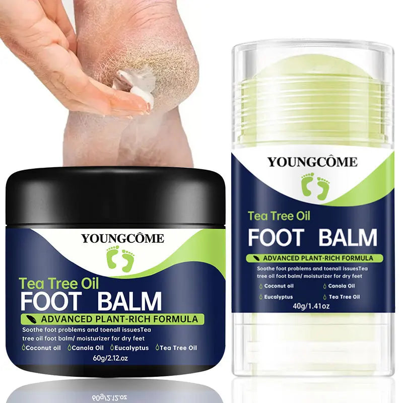 YOUNGCOME Foot & Hand Cream Set – Moisturizing Balm 60G+40G Foot & Hand Cream Qst