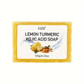 Lemon Turmeric Kojic Acid Soap with Shea Butter | GZE Brightening Bar Soap Qme GZE206