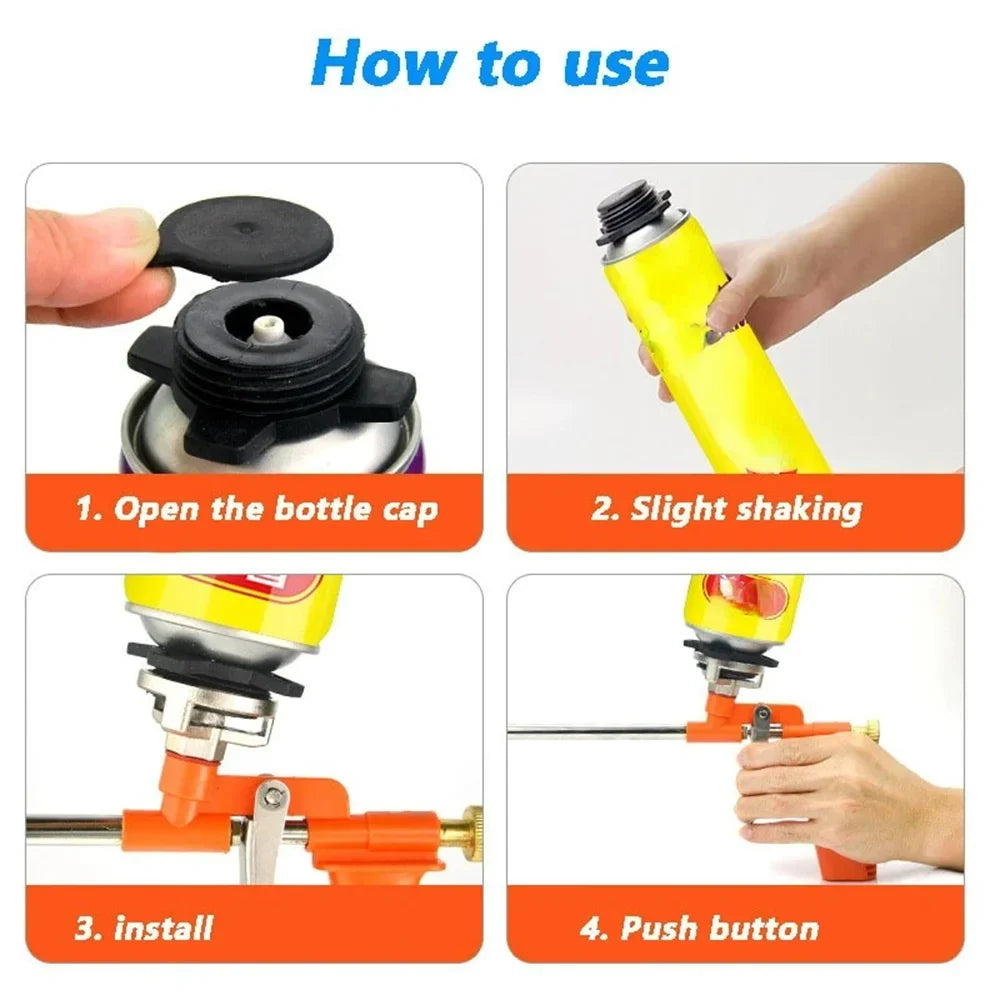 Expanding Foam Spray Gun – Wall Seam & Gap Filling Tool Foam Applicator Gun Qme