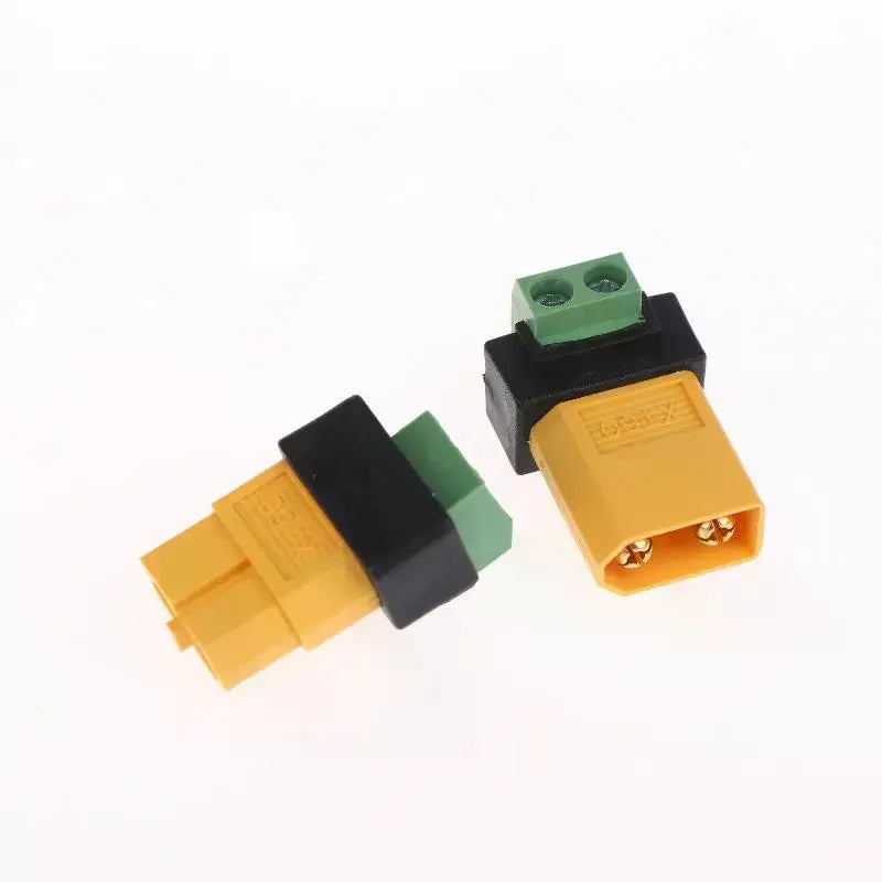 XT60 Male Female 2-Pin Solderless Charging Connector Adapter Charging Connector Adapter Qme