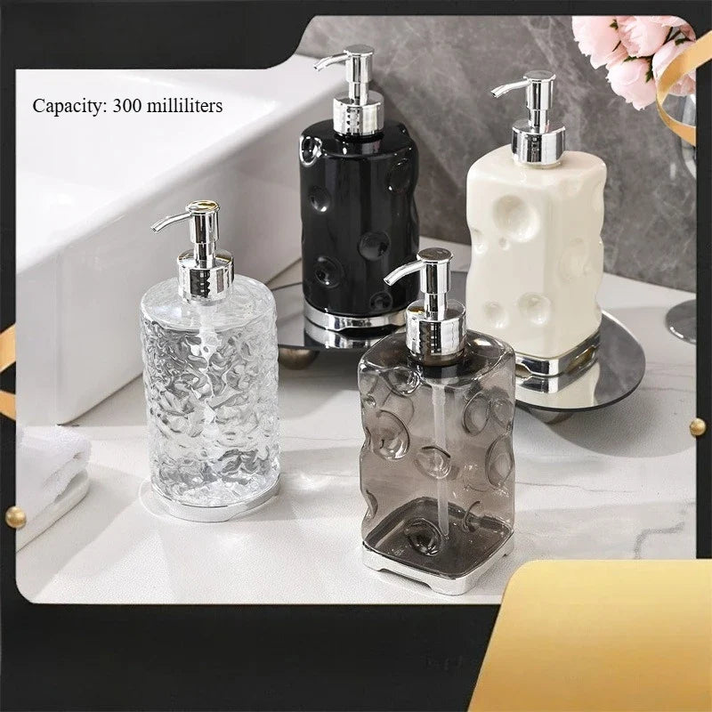 2-Piece Foaming Travel Dispenser Bottles | Press Pump Set Foaming Dispenser Bottle Qme