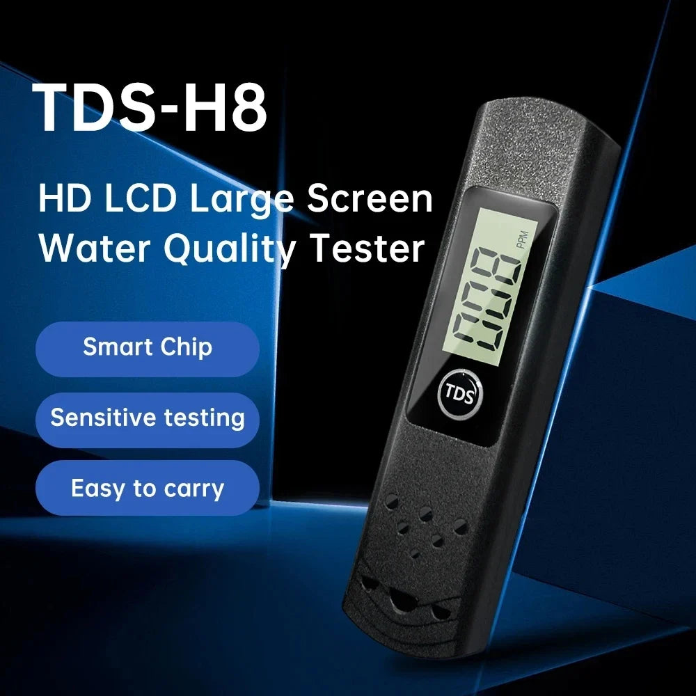 Digital TDS Meter Water Purity Tester 0–9990 PPM | Qme Water Quality Tester Qme