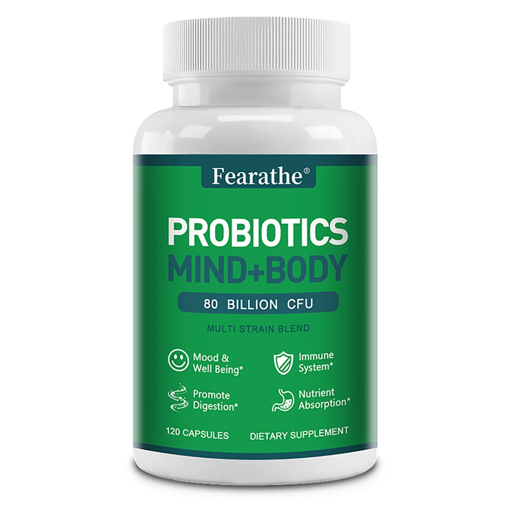 Prebiotics Probiotics & Digestive Enzymes Capsules | Gut Health Probiotic Supplement Qst 120 count-1 bottle
