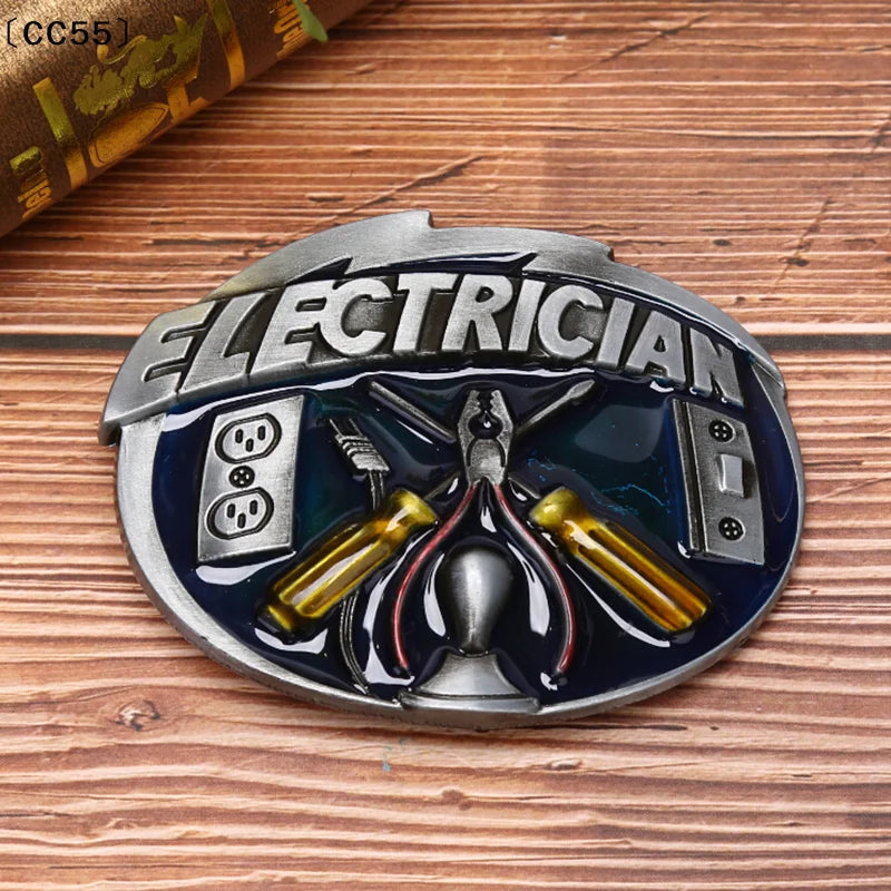Vintage Cowboy Alloy Belt Buckle – Fits 1.5 Inch Wide Belts Belt Buckle Qst