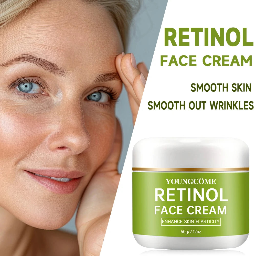 YOUNGCOME Retinol Face Cream – Brighten & Firm Skin | 30g/60g Retinol Face Cream Qst