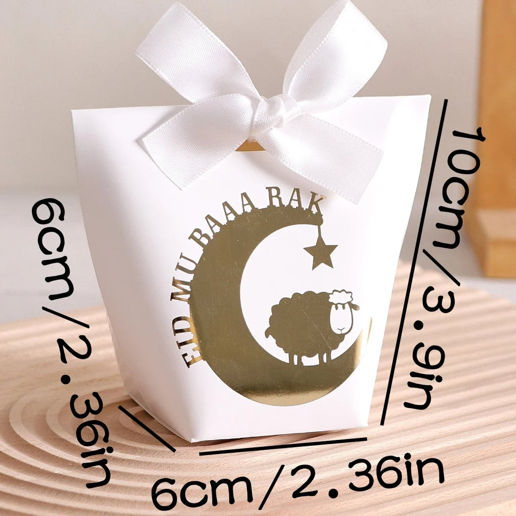 10 Elegant Eid Al-Adha Gift Boxes | Black White Green Set Festive Gift Boxes Qme