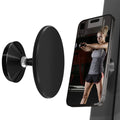 Gym Mate Magnetic Phone Mount | MagSafe Double-Sided Suction Magnetic Phone Mount Qme black