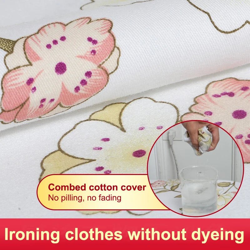 Cotton Ironing Board Cover 90x30cm – Thick Padded, Heat Resistant Ironing Board Cover Qst