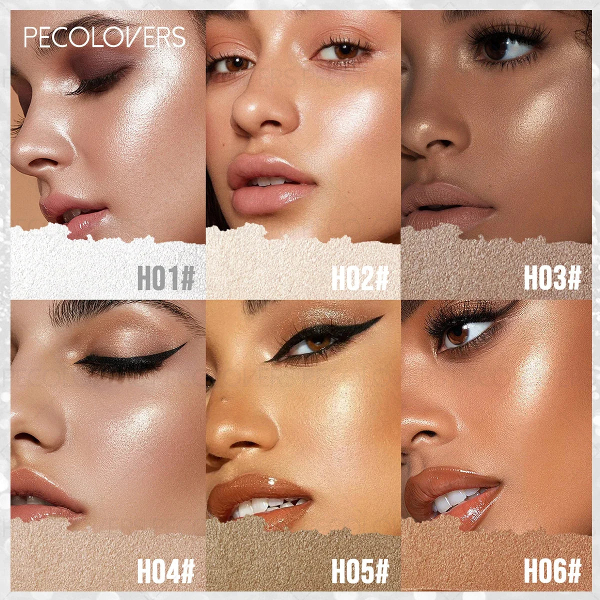 Waterproof Face Highlight Stick | Long-Lasting Natural Finish Face Highlight Stick Qme