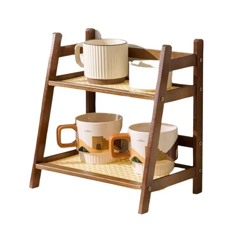 Bamboo Desktop Storage Rack – Removable Balcony & Office Organizer Bamboo Storage Rack Qme