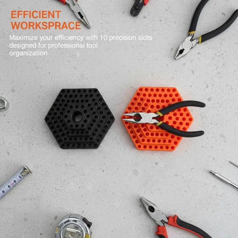 Hex Shank Drill Bit Storage Box | Screwdriver Bits Organizer Drill Bit Organizer Qme