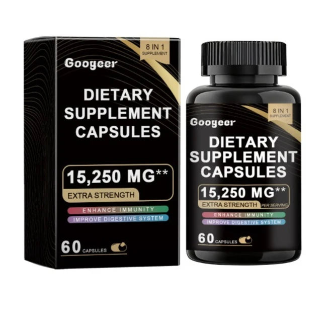 Vitamin C Capsules with Glycerin & Sodium 15,250mg – 60 CT Vitamin Supplement Qst 60 Count(Pack of 1)