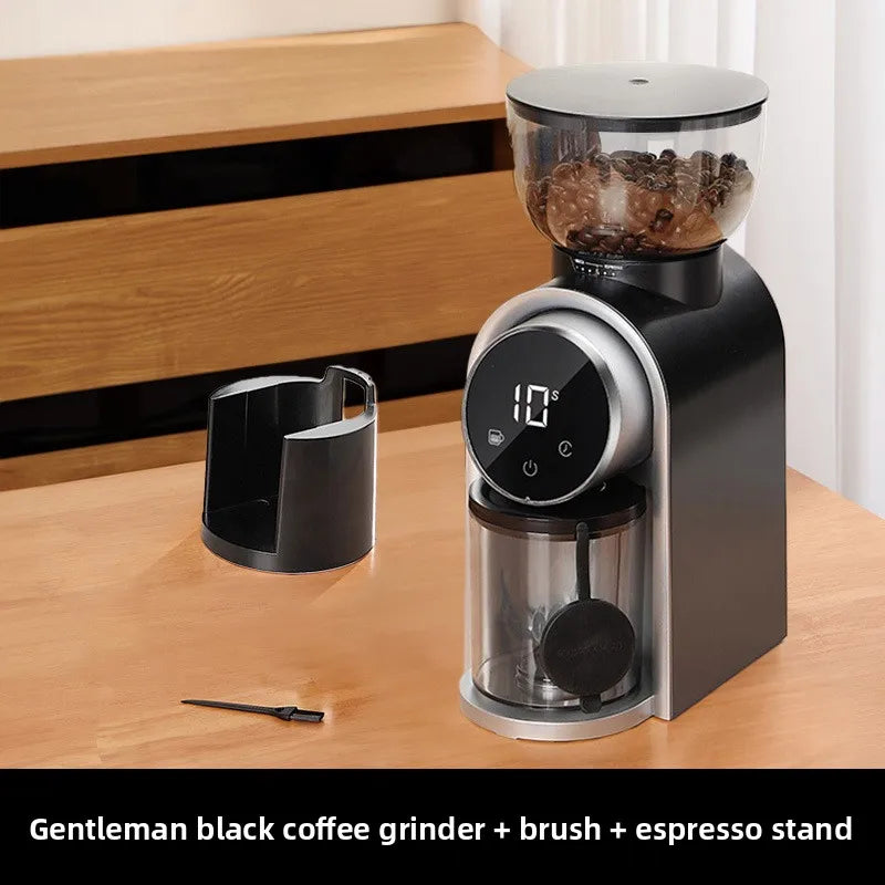 HAOYUNMA Smart Electric Espresso Grinder with LCD Display Electric Coffee Grinder Qst Smart Version-683 US