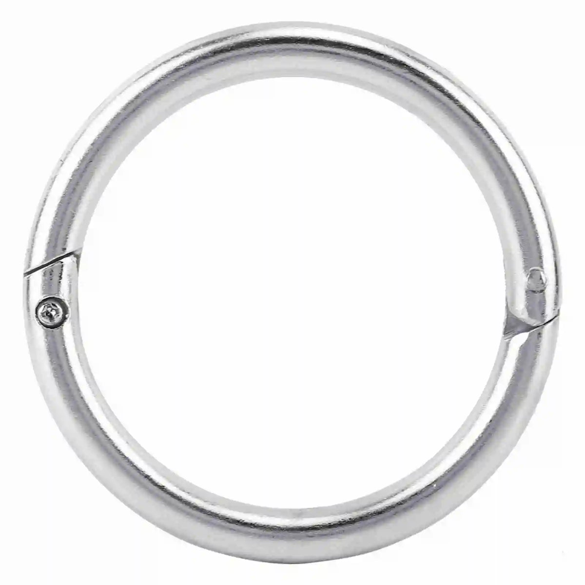 Stainless Steel Bull Cattle Nose Ring – Durable Livestock Loop Livestock Nose Ring Qme WHITE