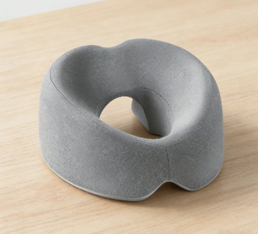 Memory Foam Face Down Pillow – Ergonomic Prone Headrest Massage Prone Pillow Qst
