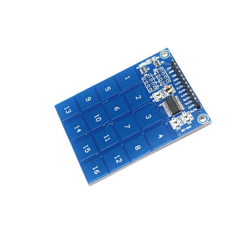 TTP223 Capacitive Touch Sensor Module – 1, 4, 8 & 16 Channel Touch Sensor Module Qme TTP229 16 road