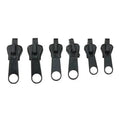 Universal Zipper Repair Kit – Replacement Zip Sliders | 9 Colors Zipper Repair Kit Qme 6pcs black