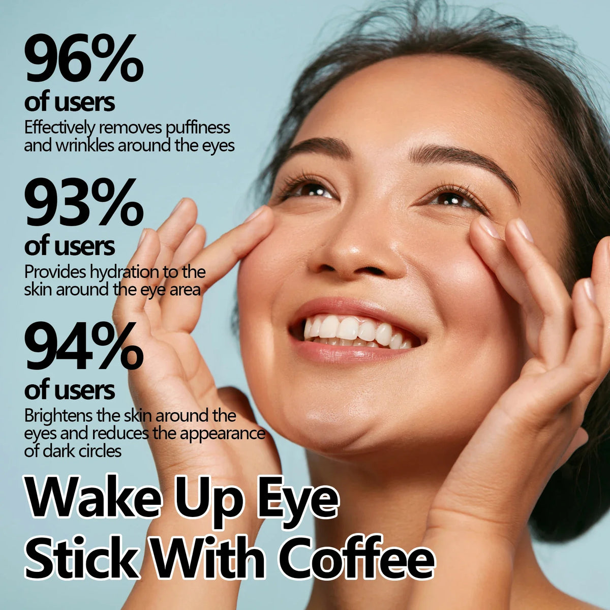 Caffeine Eye Stick – Brighten, Firm & De-Puff Eye Cream Eye Cream Stick Qme