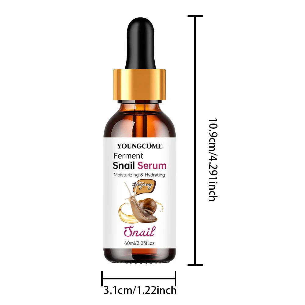 YOUNGCOME Snail Collagen Face Serum – Korean Skin Care Face Serum Qst 60ML