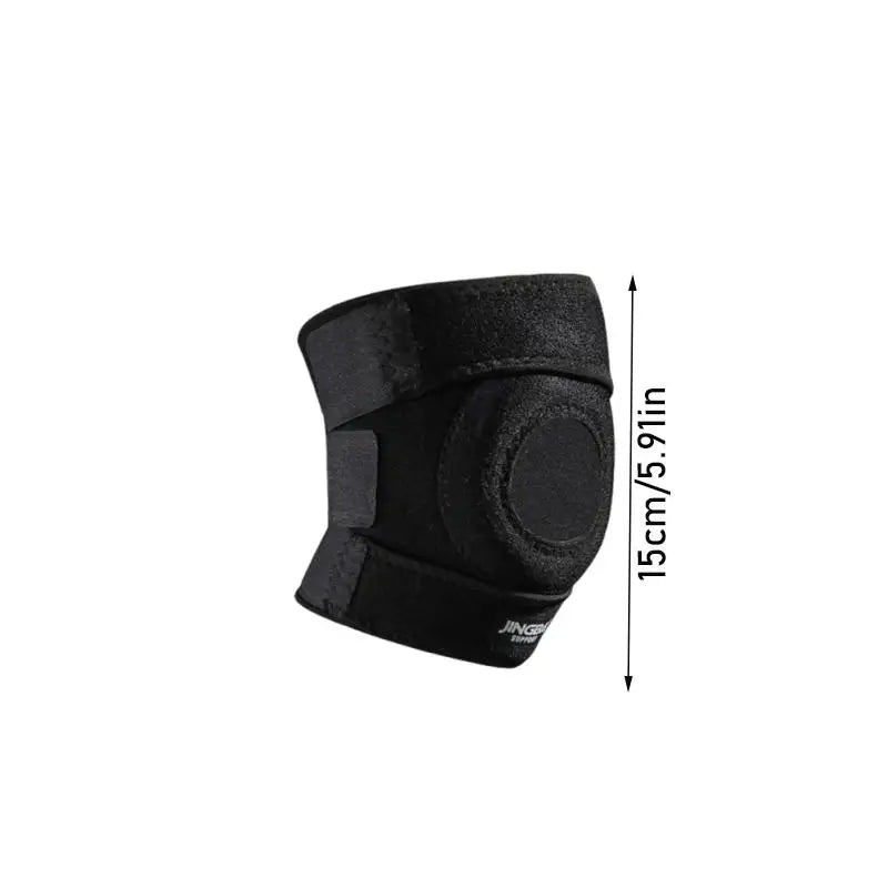 Adjustable Knee Support Brace with Buckle & Patella Stabilizer Knee Support Brace Qme
