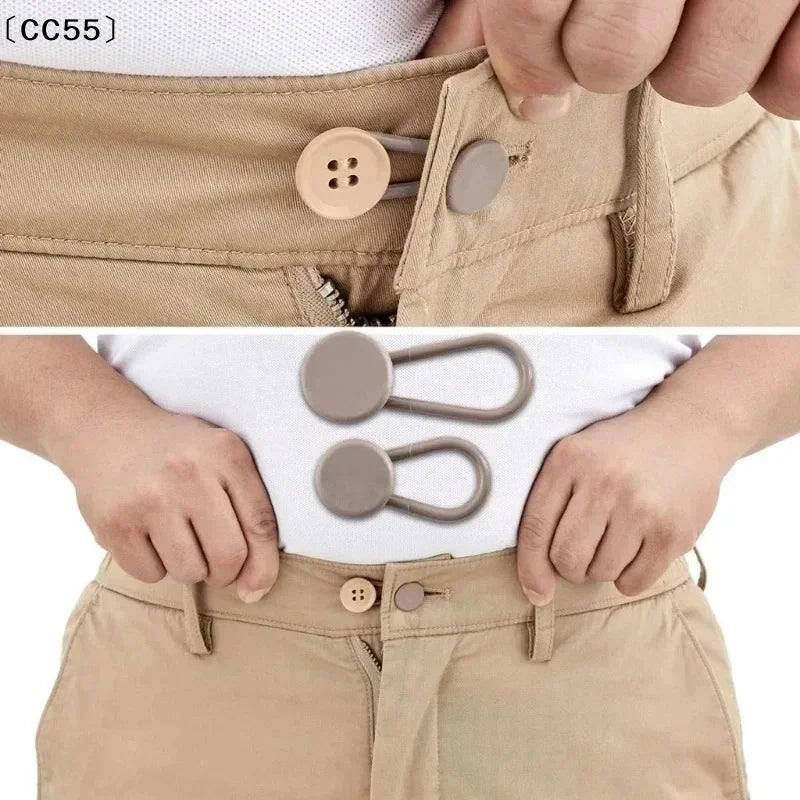 Flexible Waist Extender Buttons for Jeans & Pants – 12pc Set Waist Extender Buttons Qst