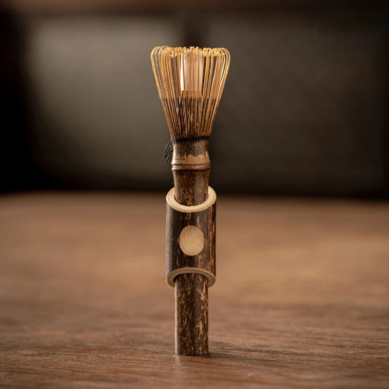 Bamboo Matcha Whisk Long Handle – Japanese Tea Ceremony Tool Matcha Tea Whisk Qst