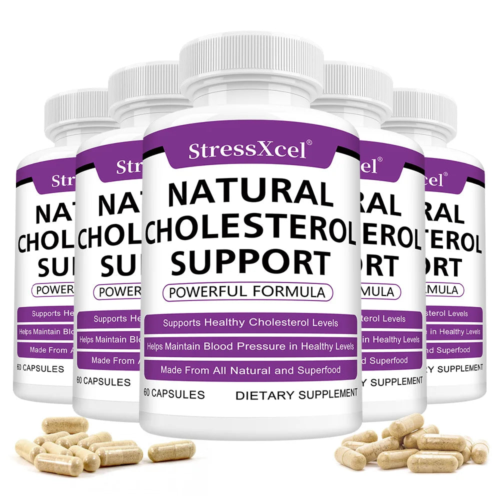 VITALXTRA Heart & Circulatory Health Supplement – 60 Capsules Herbal Health Supplement Qst 60 count-5 bottle