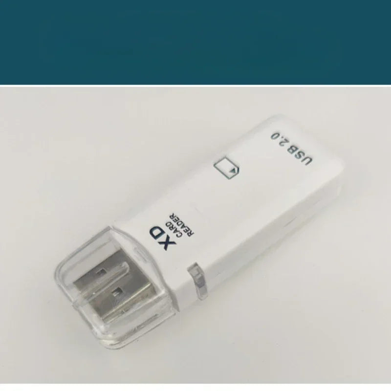 USB 2.0 XD Card Reader – Portable High-Speed Single-Port Memory Card Reader Qme