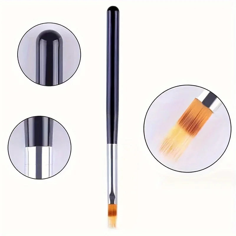 Qme Ombre Nail Art Brush – Gel Gradient Manicure Tool Nail Art Brush Qme
