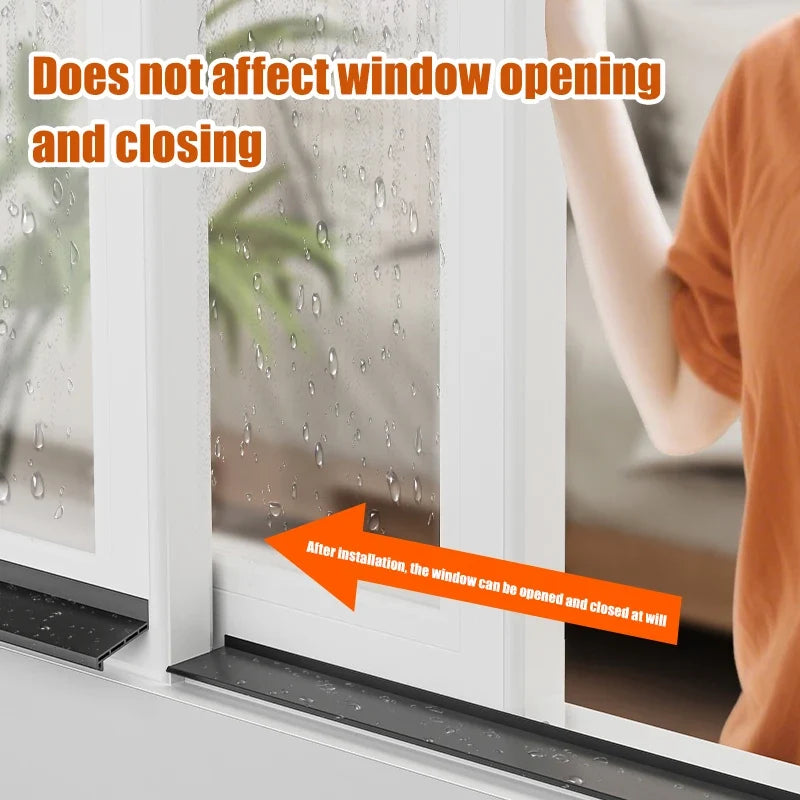 TPE Window Seal Strip | Windproof & Waterproof | 1.1M Window Weather Strip Qme