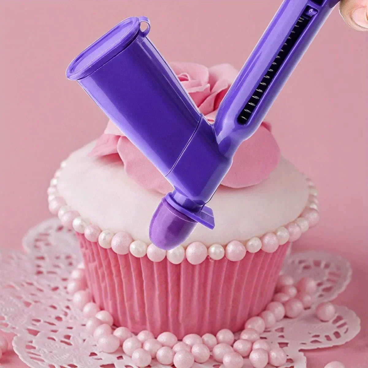 Purple Pearl Applicator – Fondant Cake Decorating Tool | Qme Cake Decorating Tool Qme