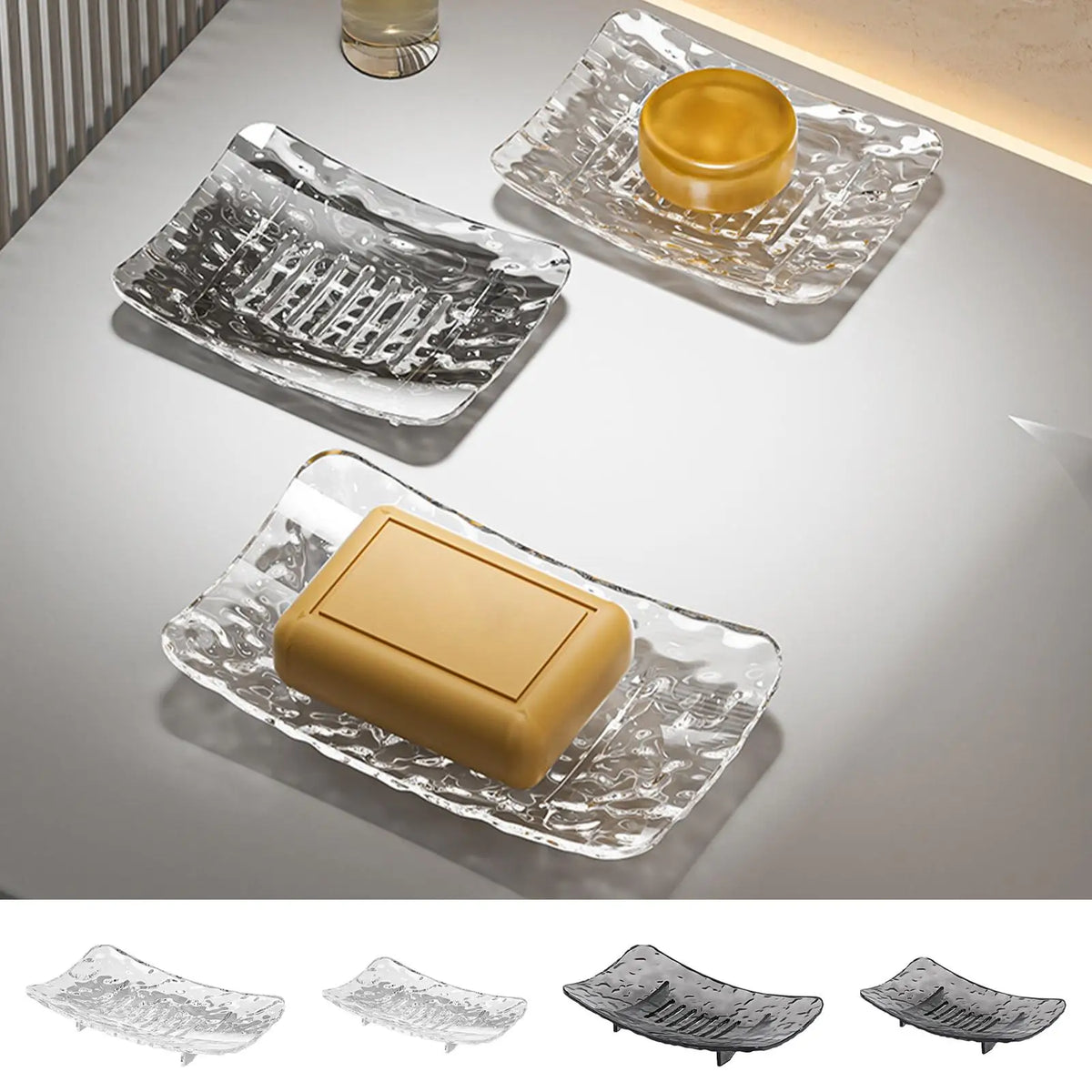 Non-Slip Bathroom Soap Dish Holder – Strong & Long-Lasting Soap Dish Holder Qme