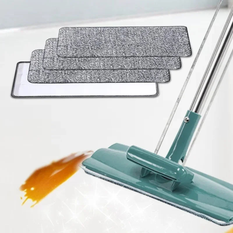 6-Pack Microfiber Mop Pads Replacement – Washable Spray Mop Cloths Replacement Mop Pads Qme