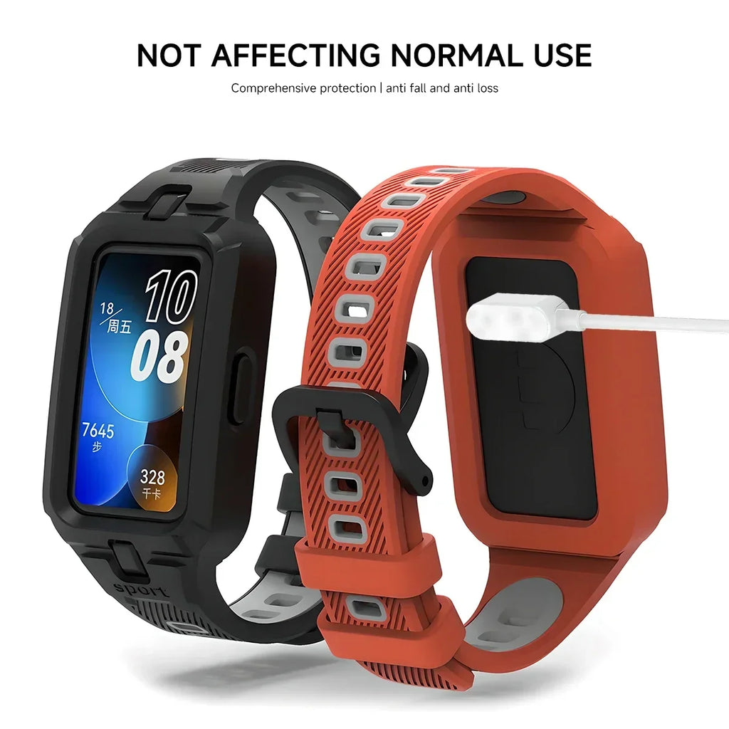 Silicone Strap for Huawei Band 9 8 7 6 – 20 Colors Smart Watch Strap Qme