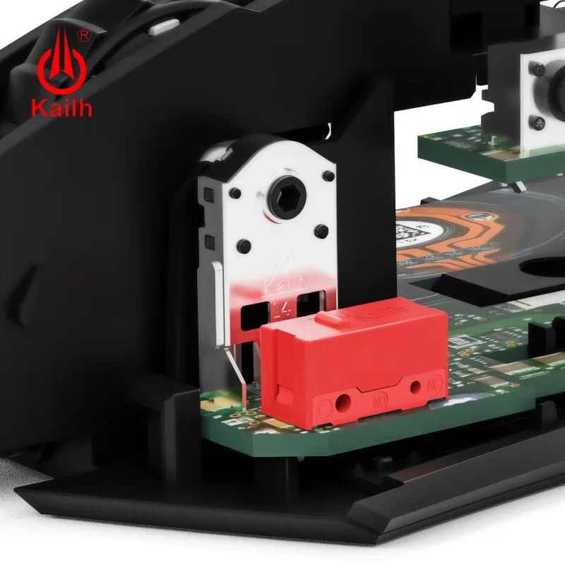 Kailh GM 4.0 Red Dot 3-Pin Mouse Micro Switch – 60M Clicks Mouse Micro Switch Qme