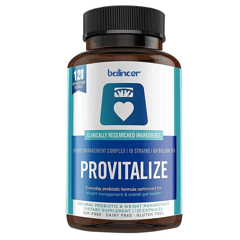 Provitalize Probiotic Capsules – Moringa, Gut & Immune Support Probiotic Supplement Qst 120 count-1 bottle