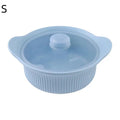 Silicone Pizza Dough Proofing Box with Lid – Non-Stick Dough Proofing Box Qme S Blue