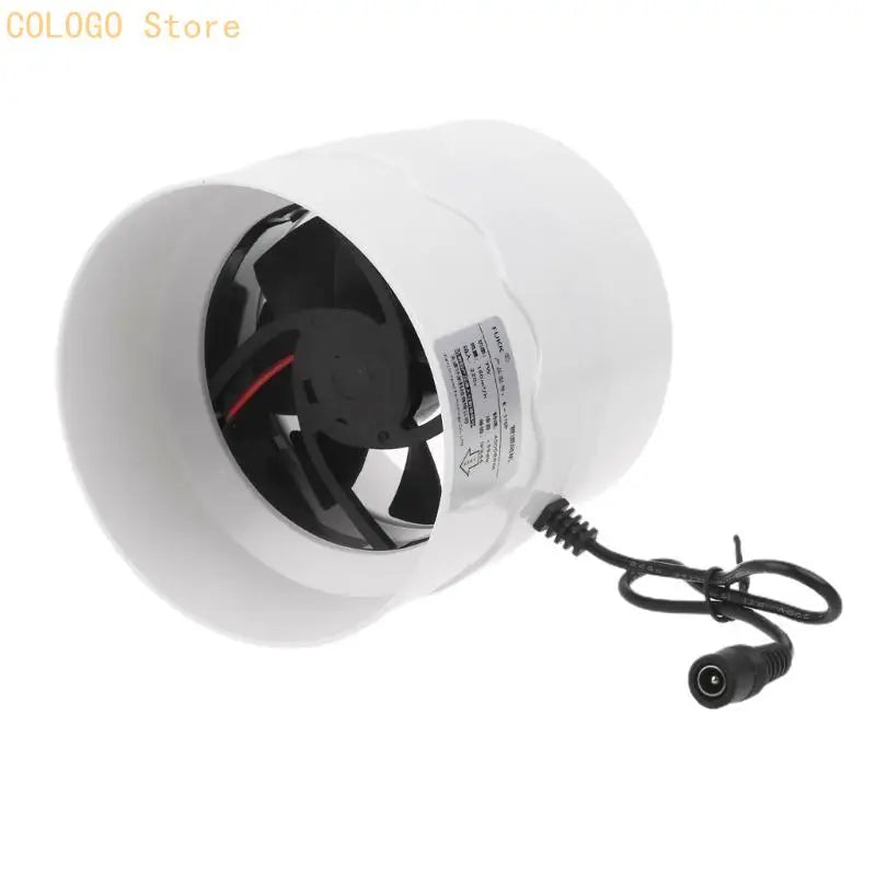 Exhaust Inline Fan – Low Noise Bathroom, Kitchen & Grow Room Exhaust Inline Fan Qme