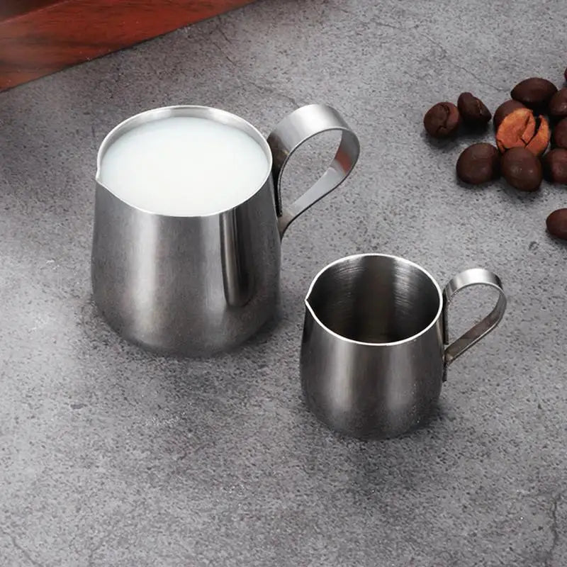 Mini Stainless Steel Milk Frothing Pitcher – Latte Art Jug Milk Frothing Pitcher Qst