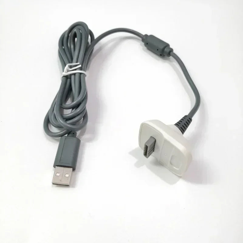 Xbox 360 Wireless Controller Charging Cable 1.8m – Gamepad Controller Charging Cable Qme