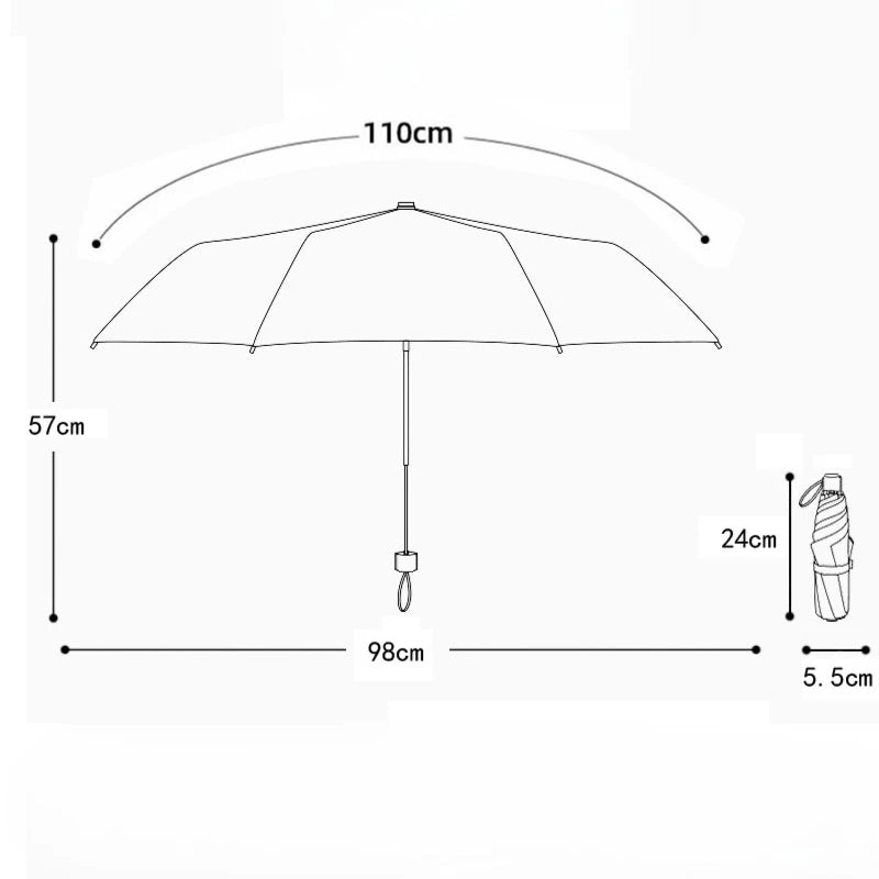 Football Soccer Windproof Folding Travel Umbrella – Compact Folding Travel Umbrella Qst