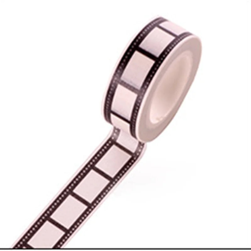 10M Japanese Camera Roll Print Scrapbook DIY Washi Tape Decorative Craft Tape Qme