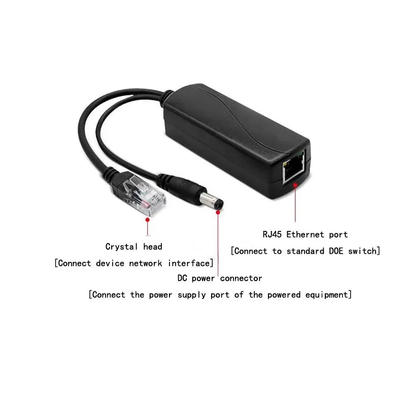 48V to 5V PoE Splitter Isolated DC Power Supply Module PoE Power Splitter Qme