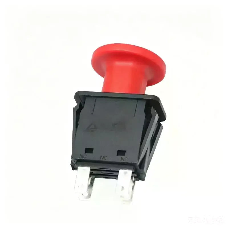Red PTO Push Switch 10A 14VDC Heat-Resistant for Lawn Mowers PTO Push Switch Qme