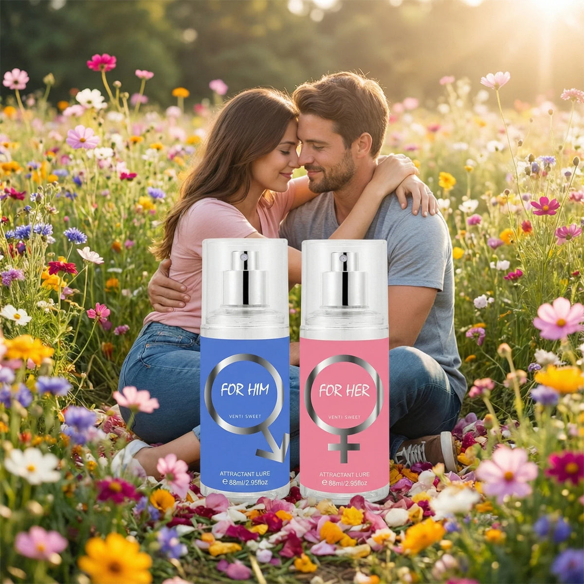 Couples Floral Fruity Fragrance – Long-Lasting Elegant Scent Floral Fruity Perfume Qme